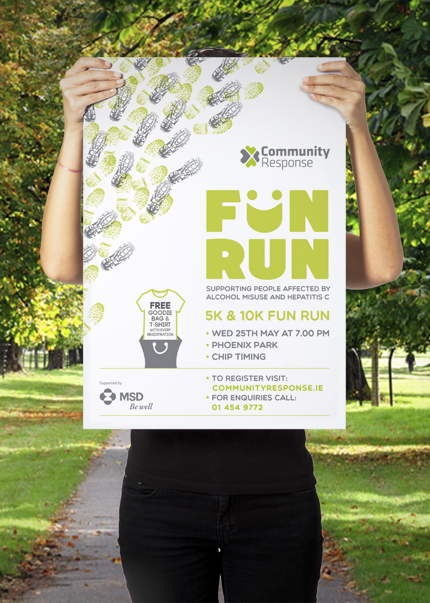 Phoenix Park Fun Run Design Clare Lynch Creative Graphic Design 